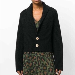 Zadig & Voltaire-Tory Wool Cashmere Blend Cardigan XS